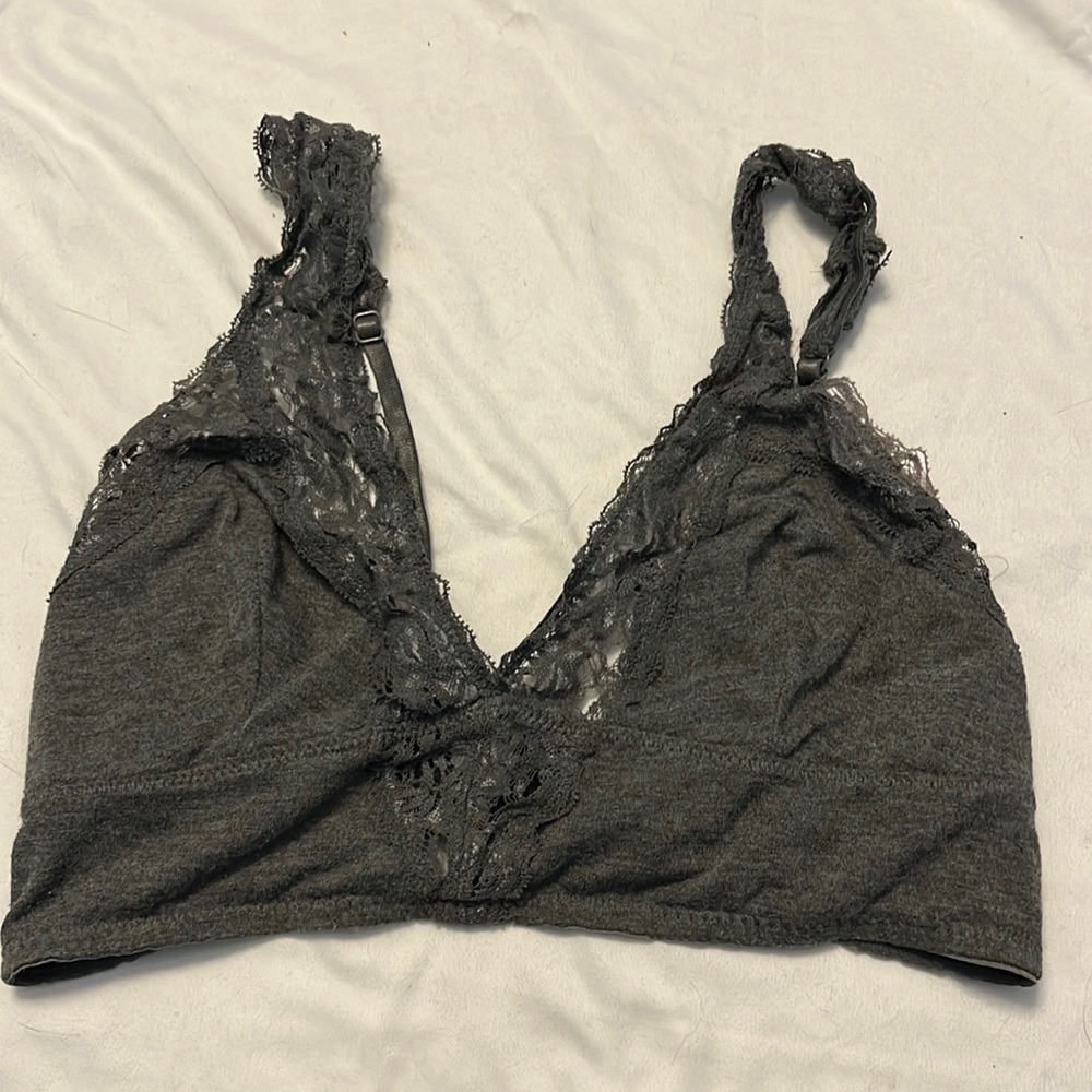 Dark gray Maurices bralette